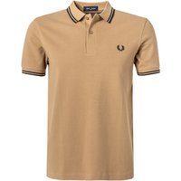 Fred Perry Herren Polo-Shirt beige Baumwoll-Piqué von Fred Perry