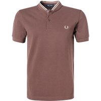 Fred Perry Herren Polo-Shirt braun Baumwoll-Piqué von Fred Perry