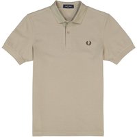 Fred Perry Herren Polo-Shirt braun Baumwoll-Piqué von Fred Perry