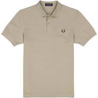 Fred Perry Herren Polo-Shirt braun Baumwoll-Piqué von Fred Perry