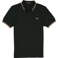 Fred Perry Herren Polo-Shirt grün Baumwoll-Piqué von Fred Perry