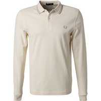 Fred Perry Herren Polo-Shirt weiß Baumwoll-Piqué von Fred Perry