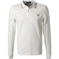 Fred Perry Herren Polo-Shirt weiß Baumwoll-Piqué von Fred Perry