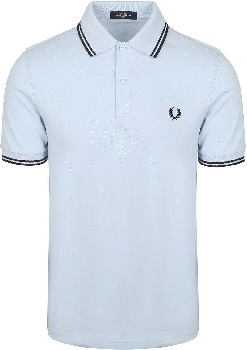 Fred Perry Polo Twin Tipped M3600 Blau Y69 - Größe L von Fred Perry