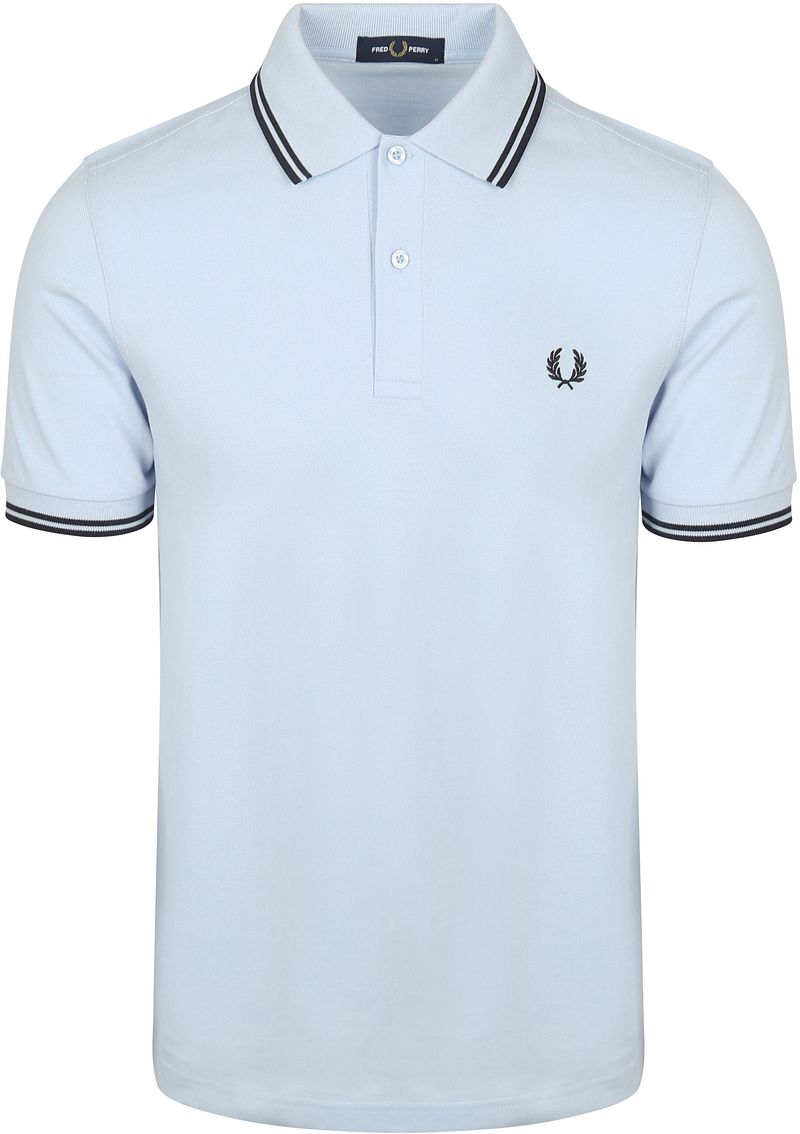 Fred Perry Polo Twin Tipped M3600 Blau Y69 - Größe M von Fred Perry