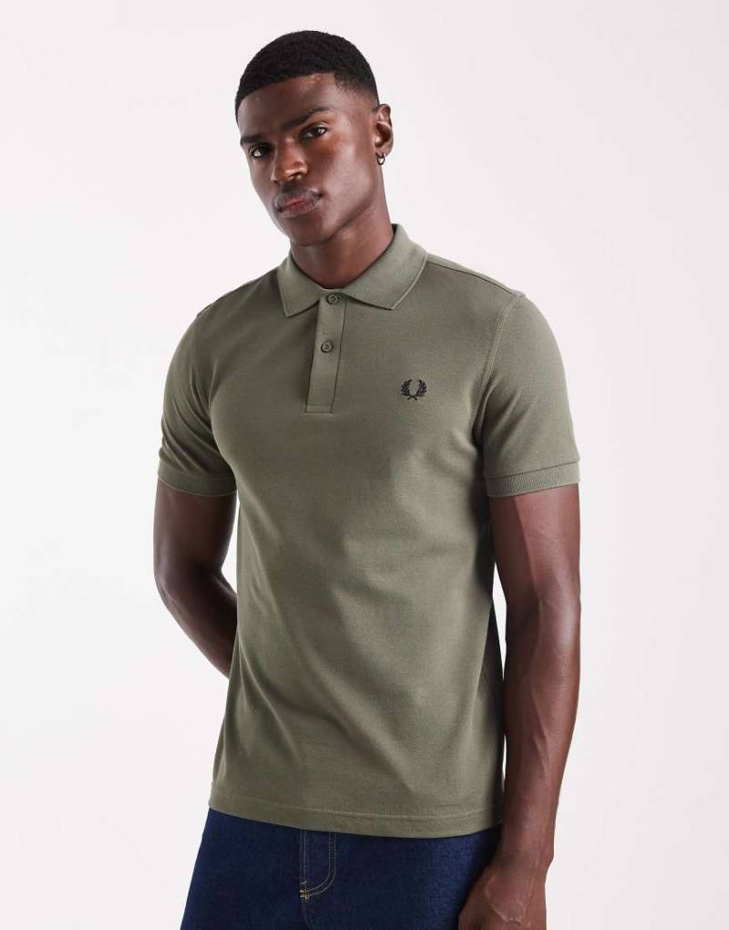 Fred Perry - Polohemd in Khaki-Grün von Fred Perry