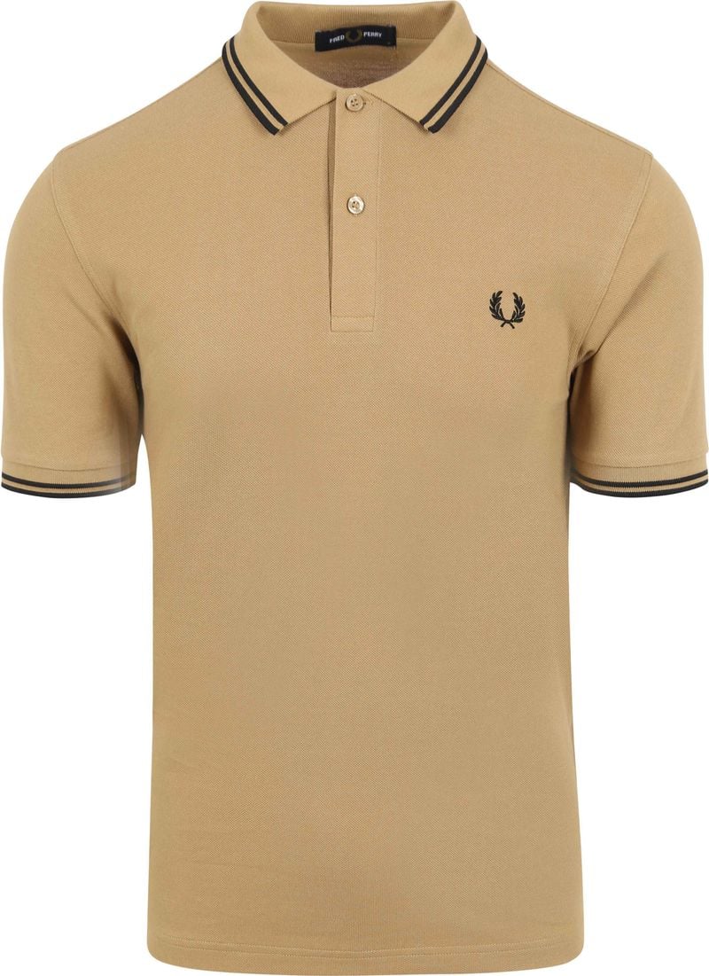 Fred Perry Poloshirt M3600 Beige U88 - Größe L von Fred Perry