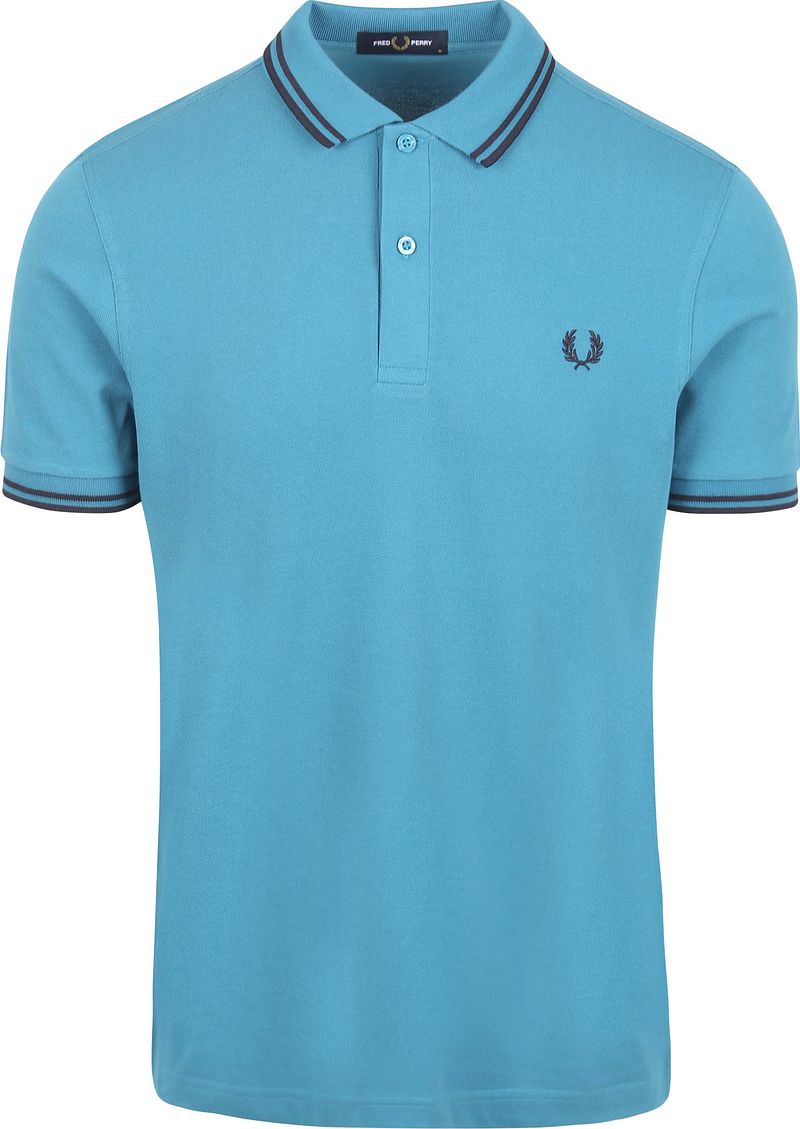 Fred Perry Poloshirt M3600 Mid Blau V35 - Größe XXL von Fred Perry
