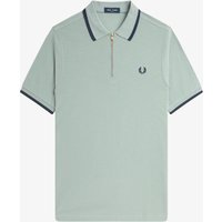 Fred Perry Poloshirt aus Baumwoll-Krepp mit Logo-Aufnäher in XL von Fred Perry