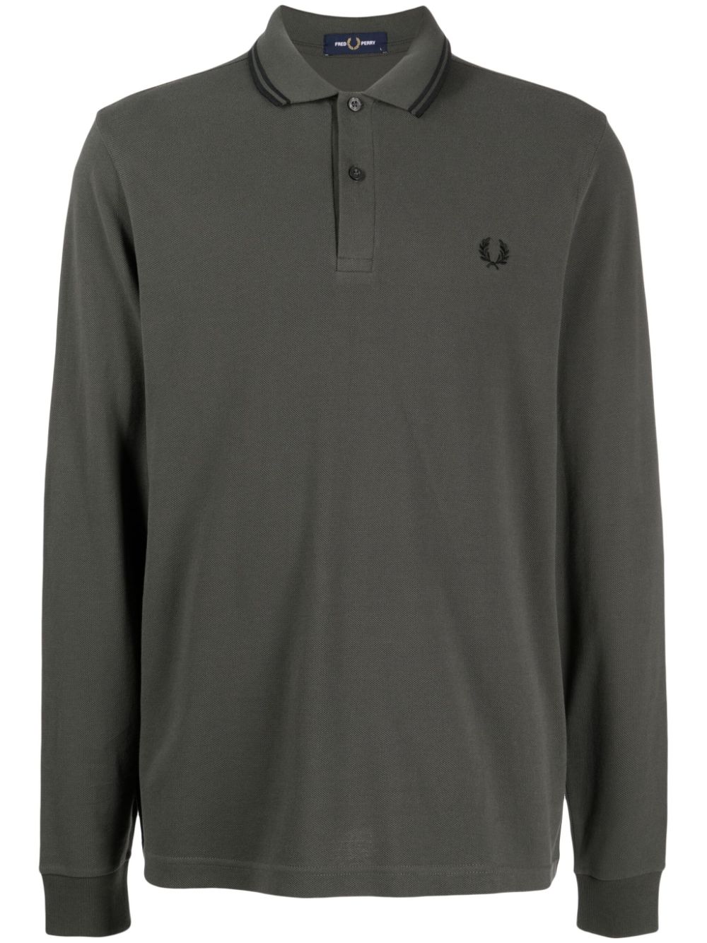 Fred Perry Poloshirt mit Logo-Stickerei - Grün von Fred Perry