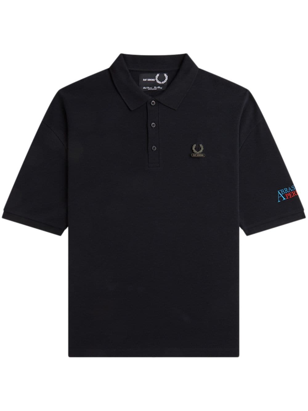 Fred Perry Poloshirt mit Logo-Stickerei - Schwarz von Fred Perry