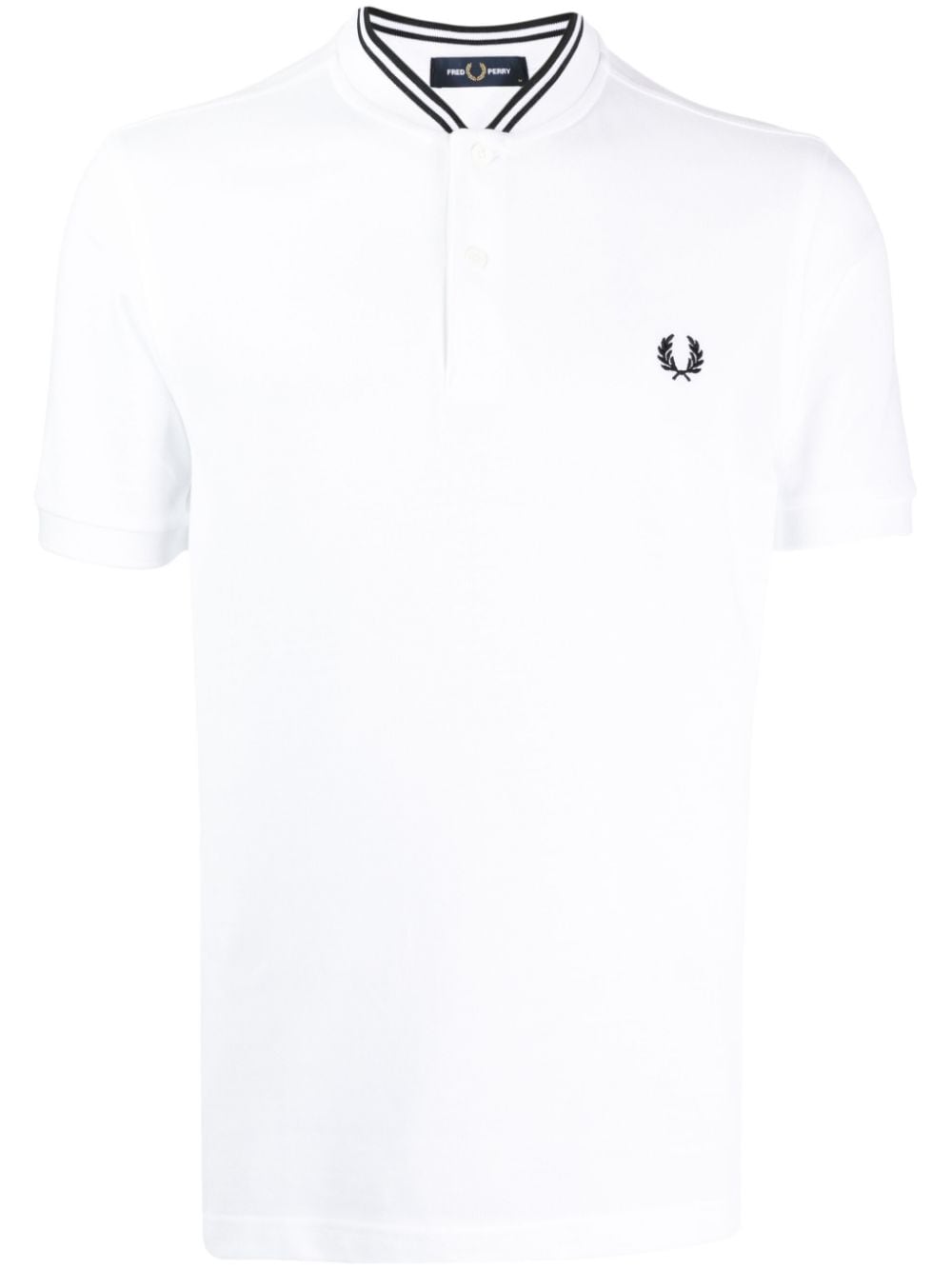Fred Perry Poloshirt mit Logo-Stickerei - Weiß von Fred Perry
