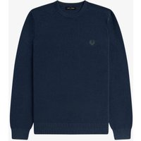 Fred Perry Pullover aus Baumwolle mit Reiskorn-Struktur in S von Fred Perry