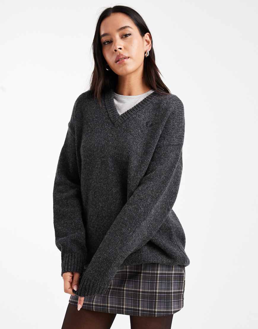 Fred Perry - Pullover in Dunkelgrau von Fred Perry