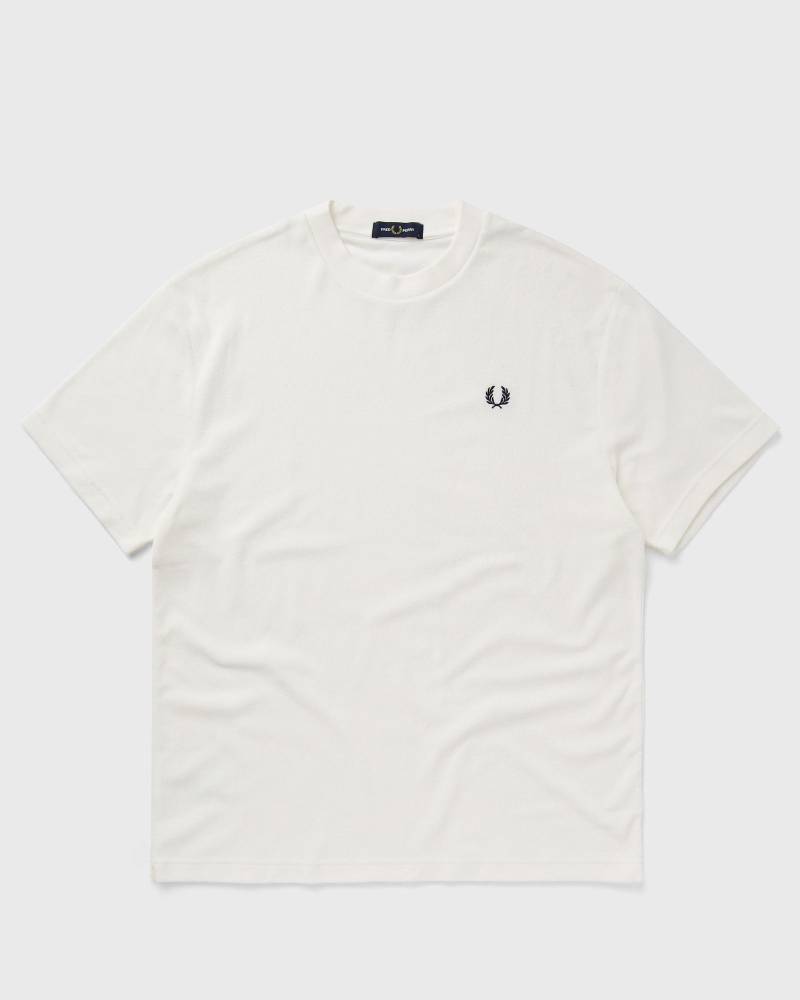 Fred Perry RELAXED TOWELLING T-SHIRT men Shortsleeves white in Größe:M von Fred Perry