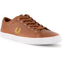 Fred Perry Herren Sneaker braun Glattleder von Fred Perry