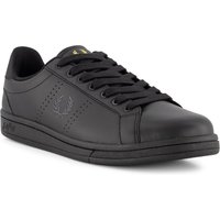 Fred Perry Herren Sneaker schwarz Glattleder von Fred Perry