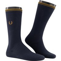 Fred Perry Herren Socken blau Baumwolle unifarben von Fred Perry