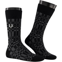 Fred Perry Herren Socken schwarz Baumwolle Gemustert von Fred Perry