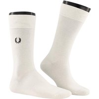 Fred Perry Herren Socken weiß Baumwolle unifarben von Fred Perry