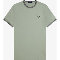 Fred Perry Softes T-Shirt mit Streifenakzenten in XL von Fred Perry