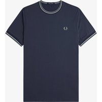 Fred Perry Softes T-Shirt mit Streifenakzenten in XXL von Fred Perry