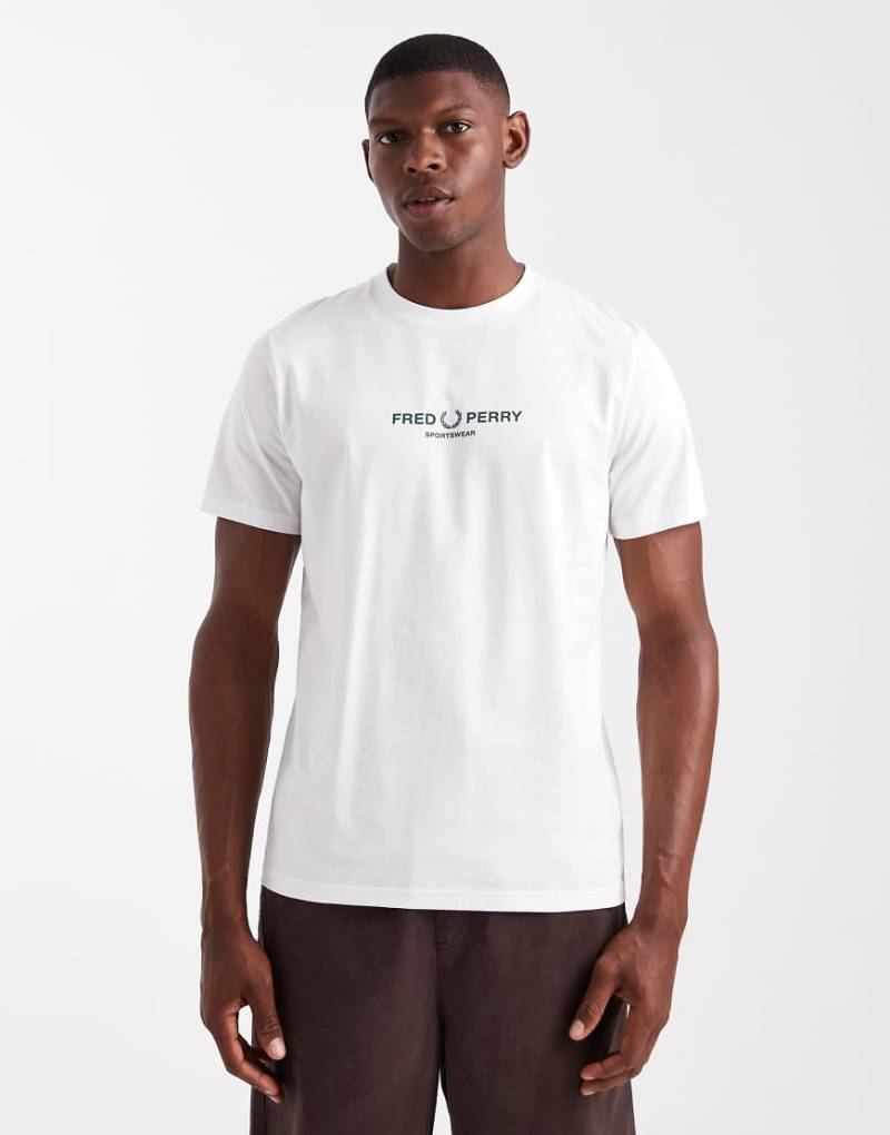 Fred Perry - Sportbekleidung - T-Shirt in Weiß von Fred Perry