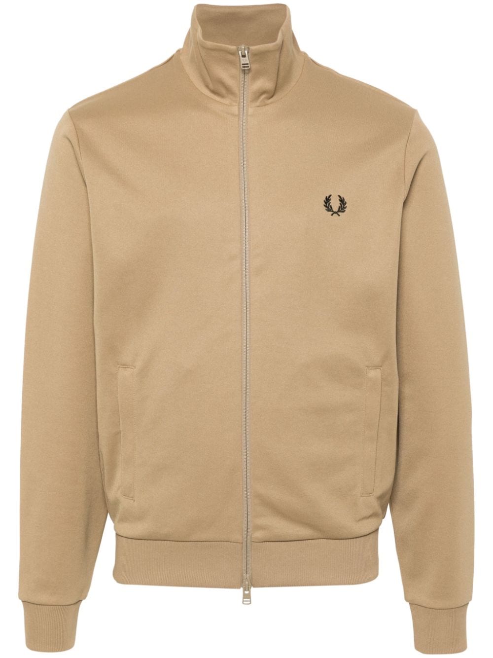 Fred Perry Sportjacke mit Logo-Stickerei - Braun von Fred Perry