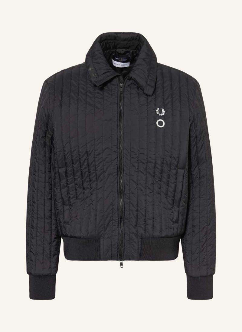 Fred Perry Steppjacke schwarz von Fred Perry