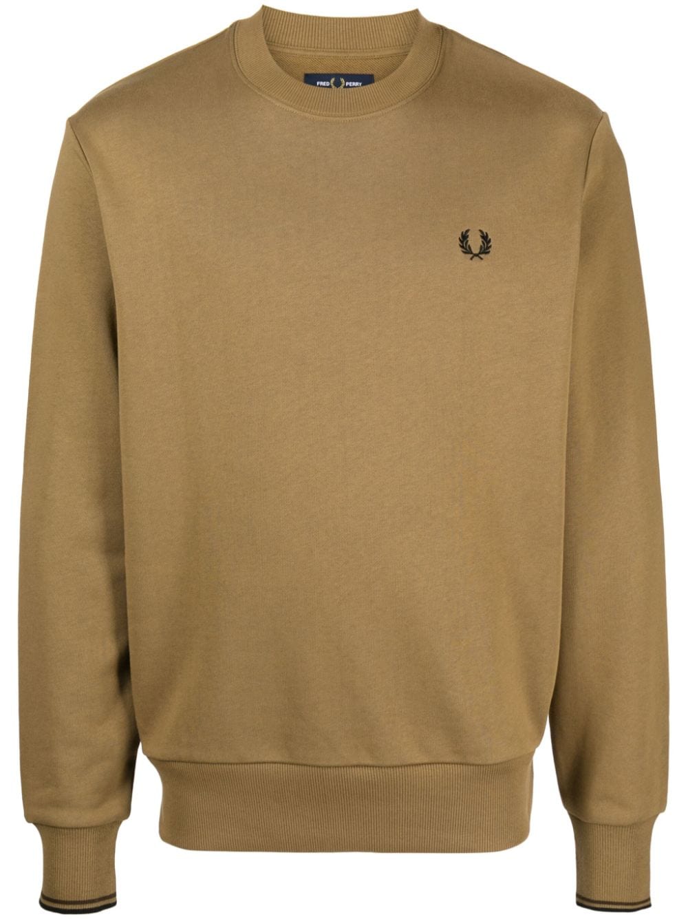 Fred Perry Strickpullover mit Logo-Stickerei - Braun von Fred Perry