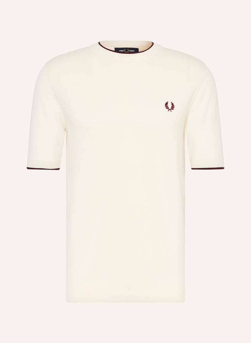 Fred Perry Strickshirt weiss von Fred Perry
