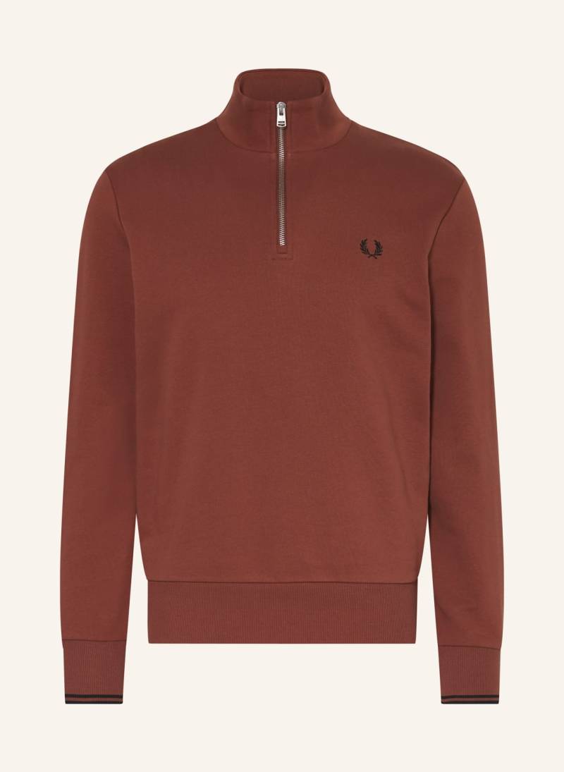 Fred Perry Sweat-Troyer braun von Fred Perry