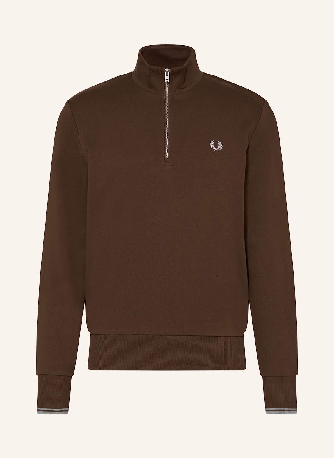 Fred Perry Sweat-Troyer braun von Fred Perry