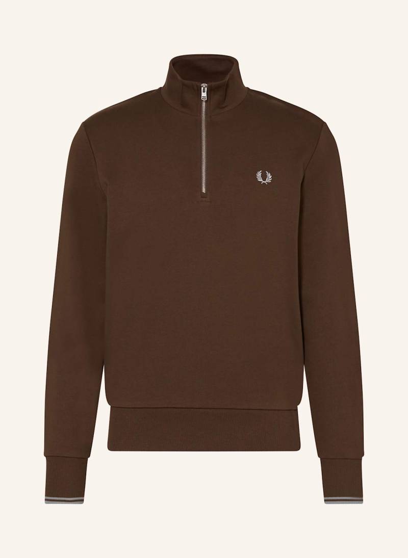 Fred Perry Sweat-Troyer braun von Fred Perry