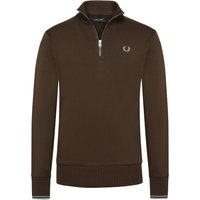Fred Perry Sweat-Troyer mit Logo-Aufnäher in M von Fred Perry