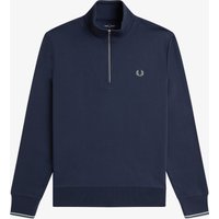 Fred Perry Sweat-Troyer mit Logo-Stickerei und Streifenakzenten in M Fred Perry Sweat-Troyer mit Logo-Stickerei und Streifenakzenten in M von Fred Perry
