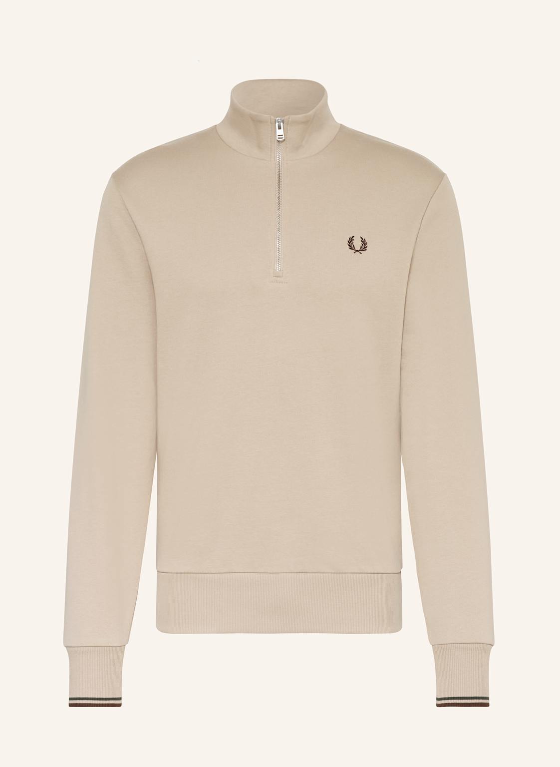 Fred Perry Sweat-Troyer beige von Fred Perry