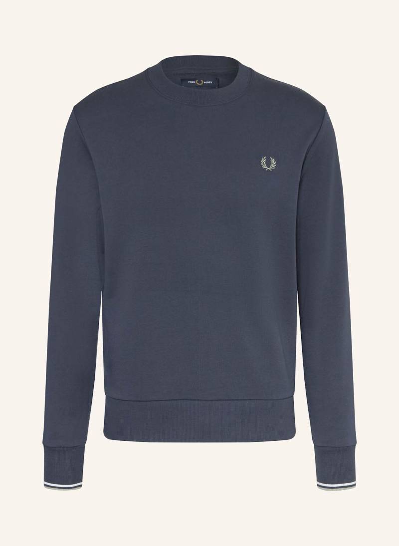 Fred Perry Sweatshirt blau von Fred Perry