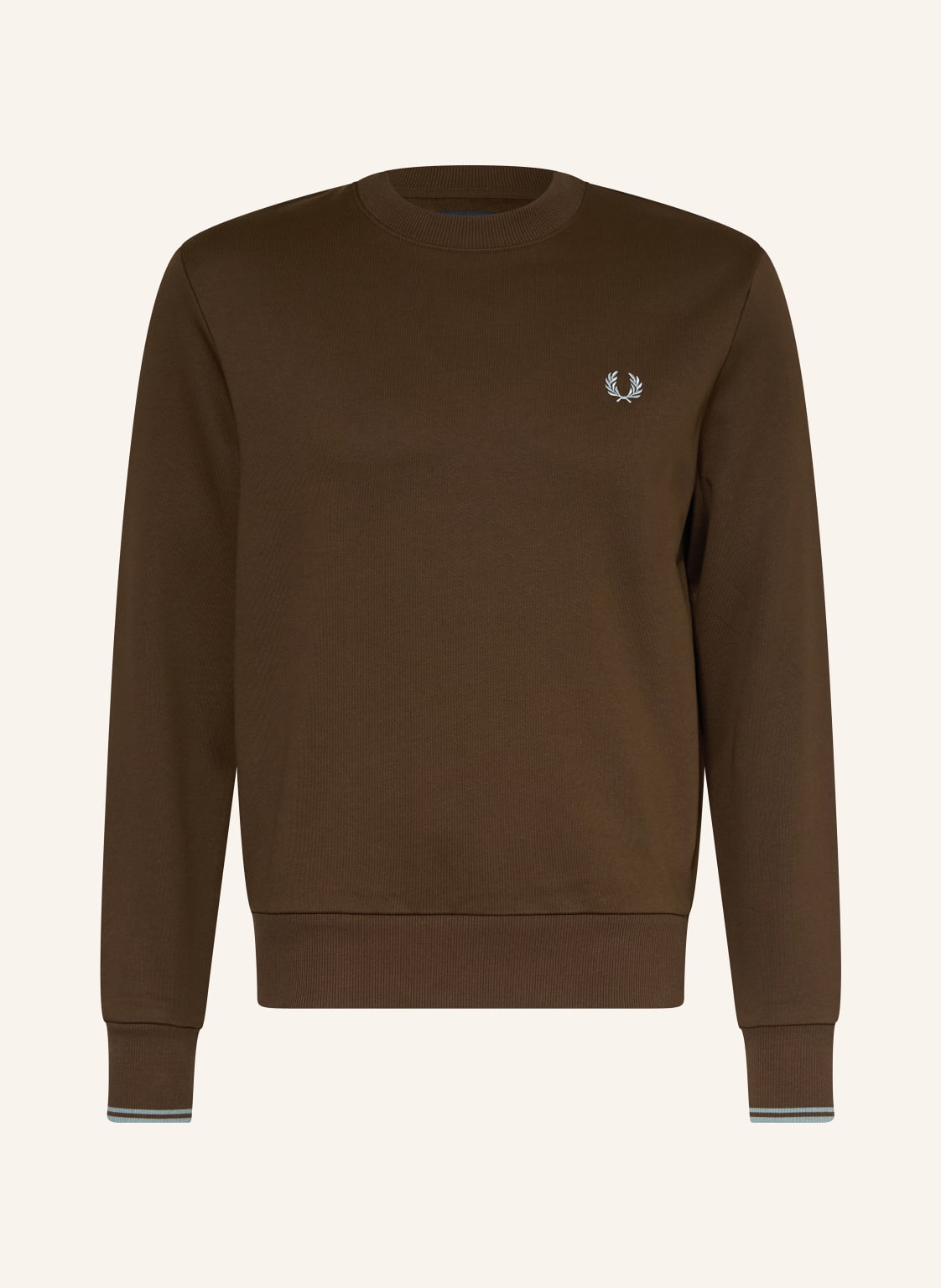 Fred Perry Sweatshirt braun von Fred Perry