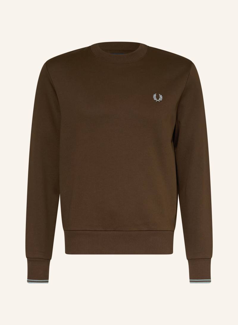 Fred Perry Sweatshirt braun von Fred Perry