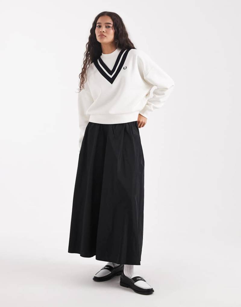 Fred Perry - Sweatshirt in Weiß von Fred Perry