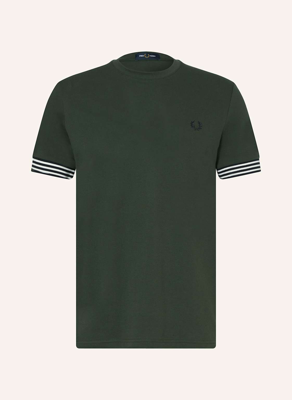 Fred Perry T-Shirt Aus Piqué gruen von Fred Perry