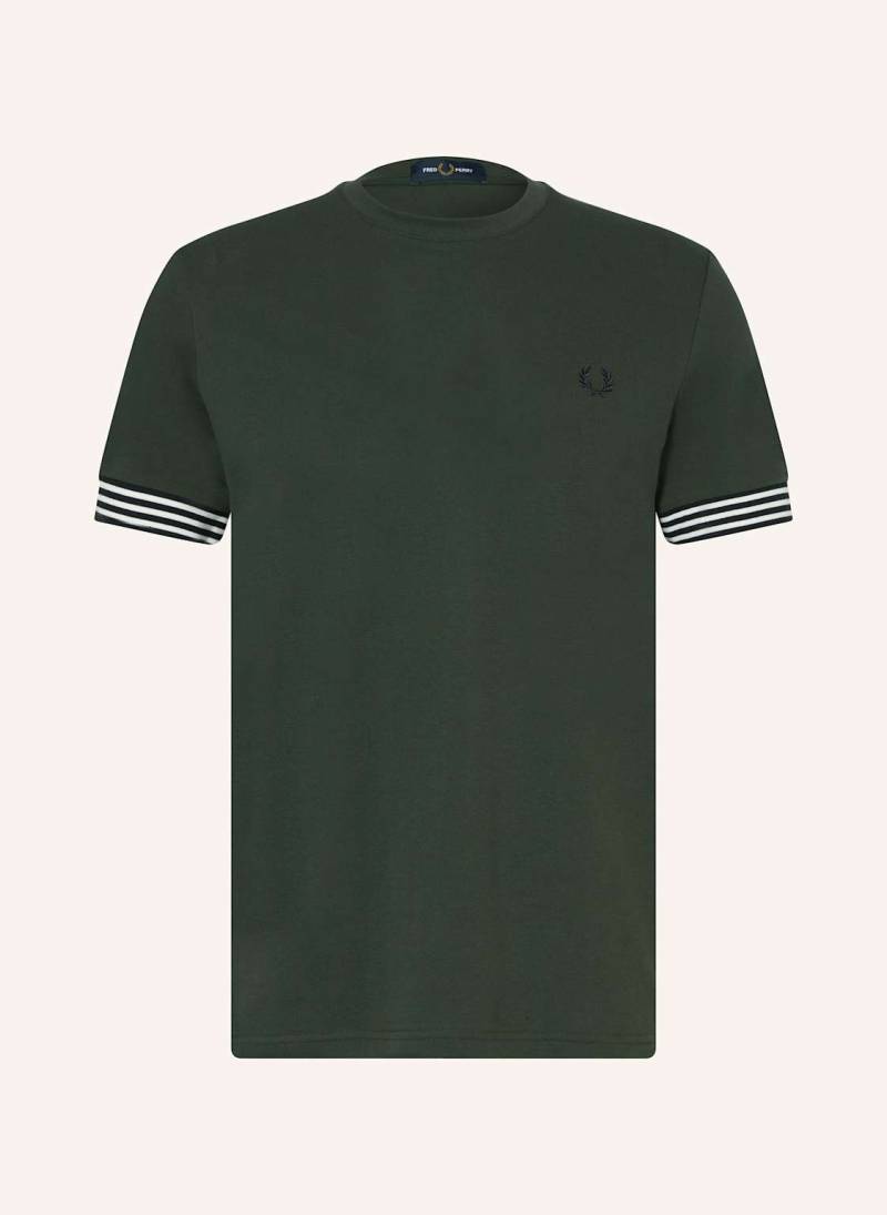 Fred Perry T-Shirt Aus Piqué gruen von Fred Perry