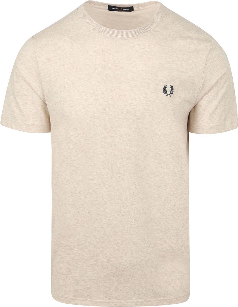 Fred Perry T-Shirt Ecru W50 - Größe L von Fred Perry