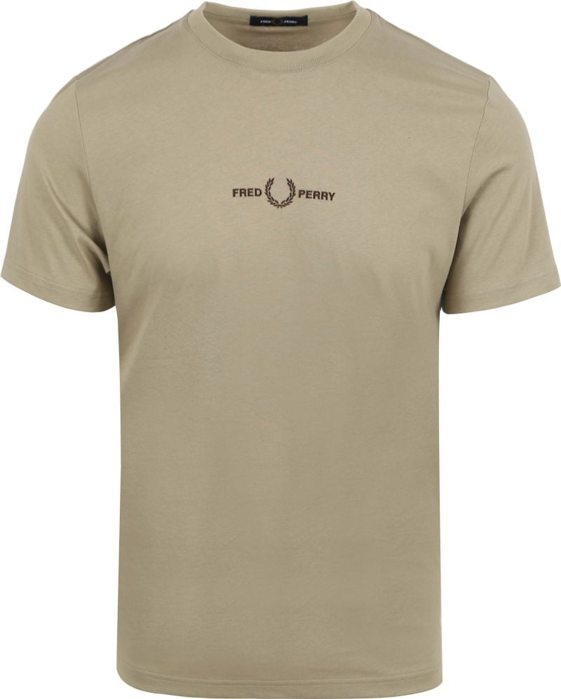 Fred Perry T-Shirt M4580 Kaki - Größe L von Fred Perry