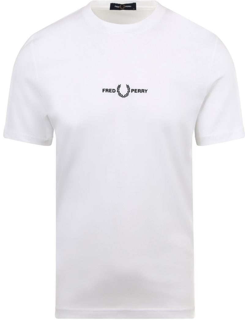 Fred Perry T-Shirt M4580 Weiß - Größe L von Fred Perry