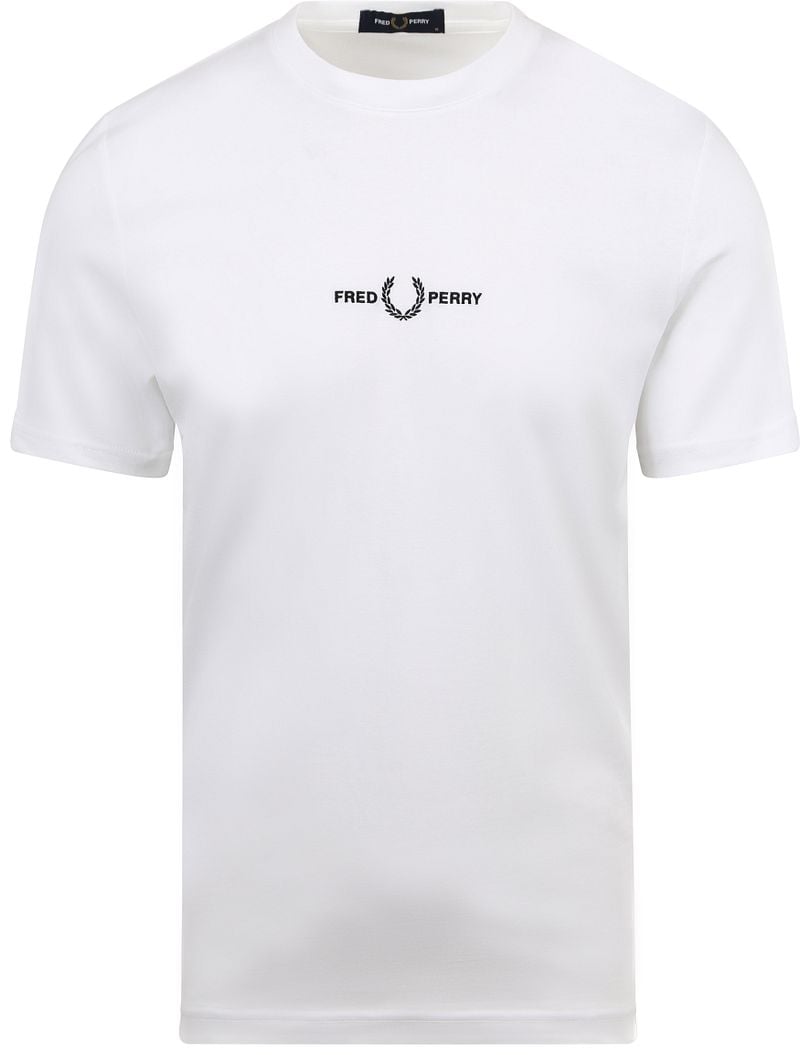 Fred Perry T-Shirt M4580 Weiß - Größe XXL von Fred Perry