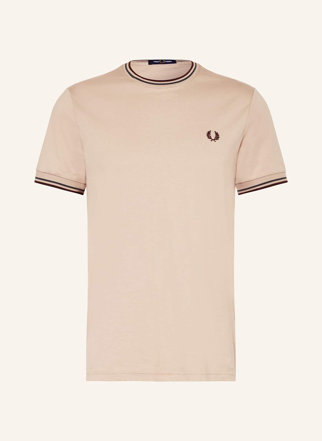 Fred Perry T-Shirt beige von Fred Perry
