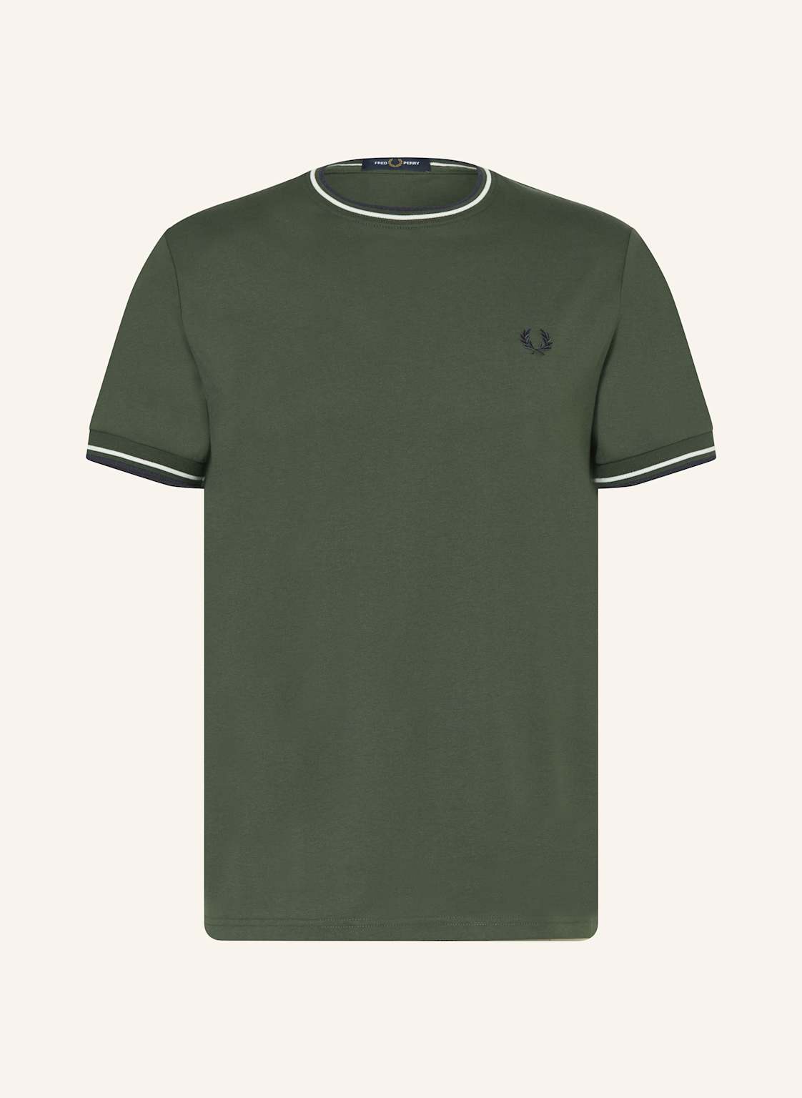 Fred Perry T-Shirt gruen von Fred Perry