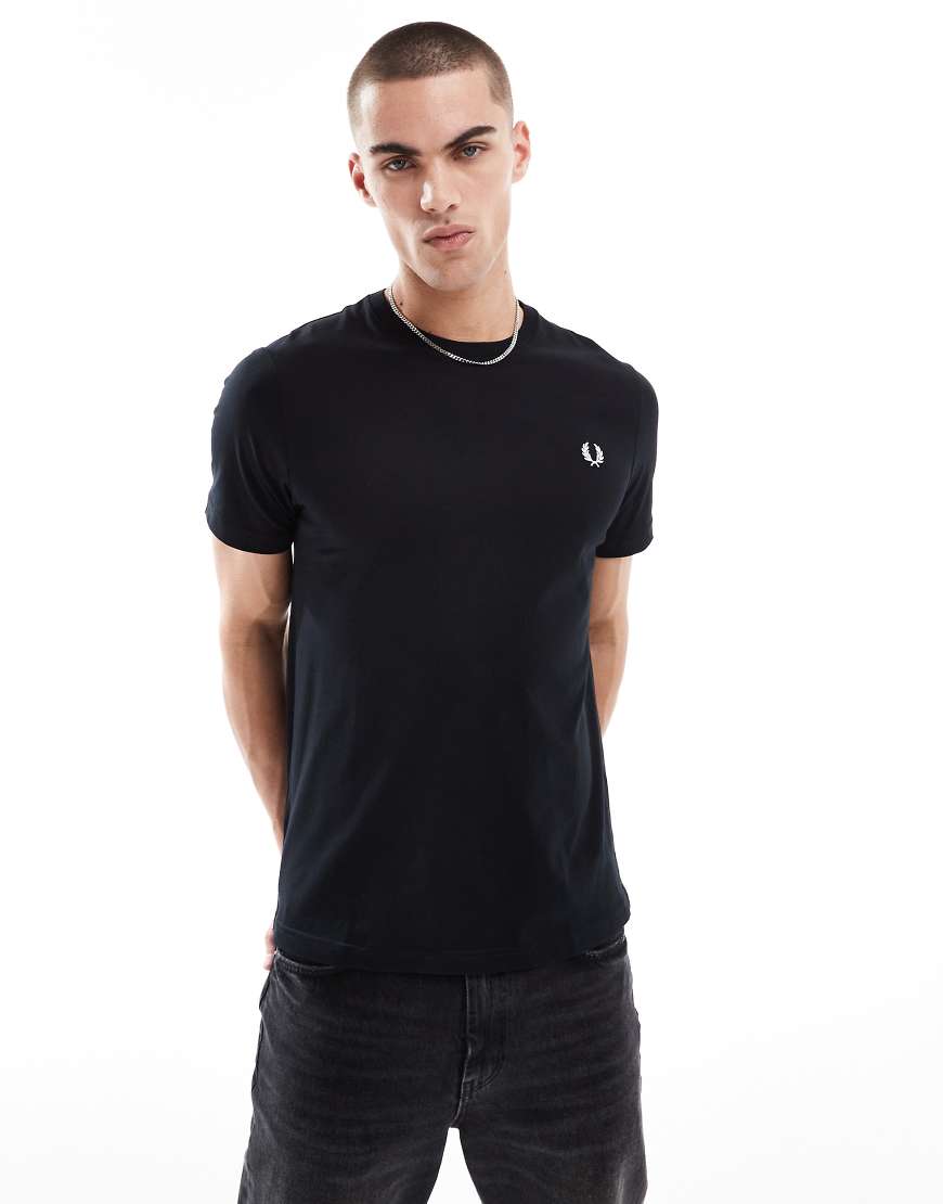 Fred Perry - T-Shirt in Schwarz von Fred Perry